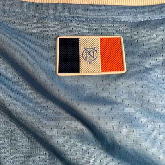 Adidas Jersey Light Blue Sz L Etihad Airways New York City Football 21/22 - Picture 10 of 10